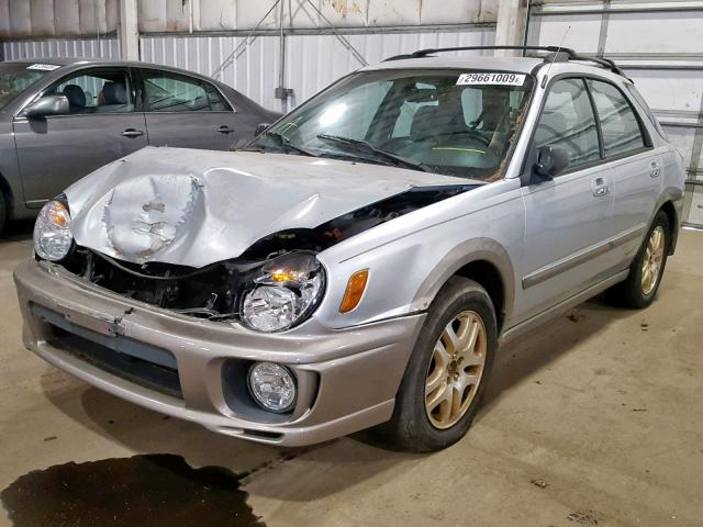 JF1GG68592H832217 - 2002 SUBARU IMPREZA OU SILVER photo 2