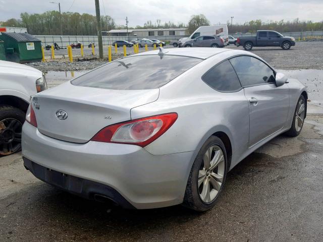 KMHHT6KD1BU062737 - 2011 HYUNDAI GENESIS CO SILVER photo 4