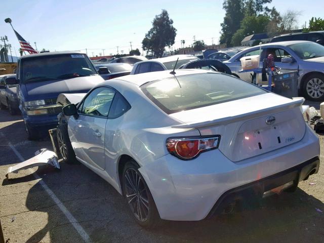 JF1ZNAA19D2734657 - 2013 TOYOTA SCION FR-S WHITE photo 3