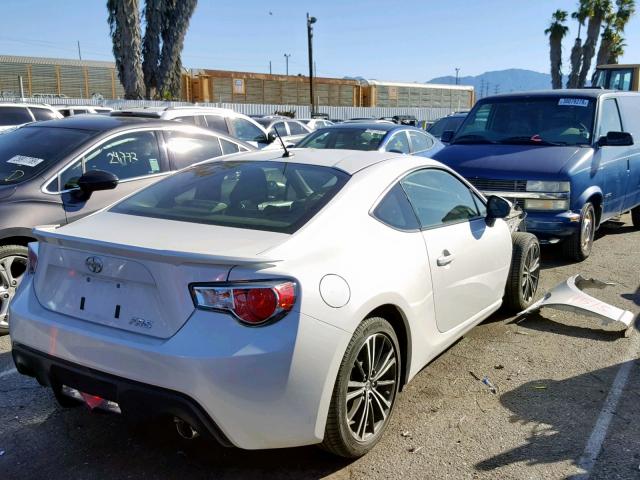 JF1ZNAA19D2734657 - 2013 TOYOTA SCION FR-S WHITE photo 4