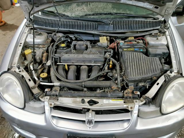 1B3ES56C02D631195 - 2002 DODGE NEON ES GRAY photo 7