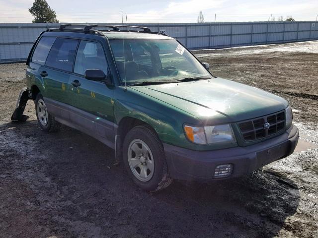 JF1SF6356XG738748 - 1999 SUBARU FORESTER L GREEN photo 1