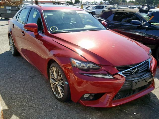 JTHBF1D2XE5002243 - 2014 LEXUS IS 250 RED photo 1