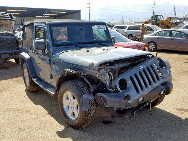 1C4AJWAG8FL552322 - 2015 JEEP WRANGLER S BLUE photo 1