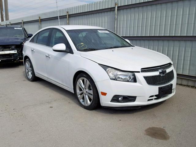 1G1PG5SB7D7273075 - 2013 CHEVROLET CRUZE LTZ WHITE photo 1