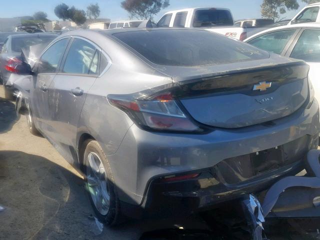 1G1RC6S58KU113743 - 2019 CHEVROLET VOLT LT GRAY photo 3