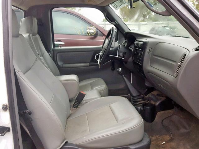 1FTYR10D66PA31285 - 2006 FORD RANGER WHITE photo 5