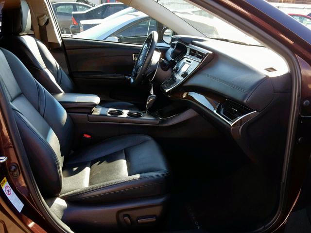 4T1BK1EB3FU152497 - 2015 TOYOTA AVALON XLE PURPLE photo 5