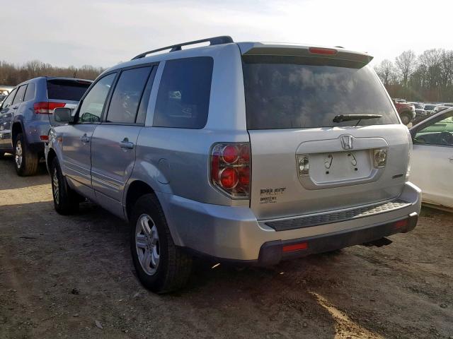 5FNYF18388B003957 - 2008 HONDA PILOT SE SILVER photo 3