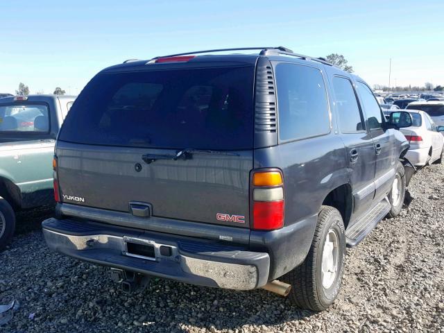 1GKEC13T86J114621 - 2006 GMC YUKON GRAY photo 4