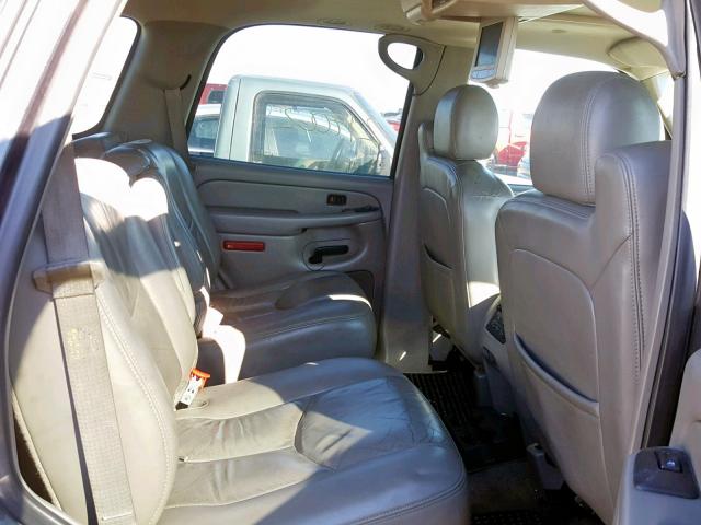 1GKEC13T86J114621 - 2006 GMC YUKON GRAY photo 6