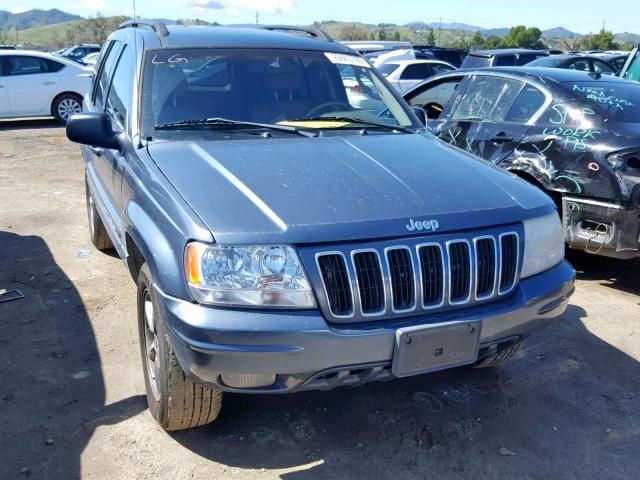 1J4GW58N32C254503 - 2002 JEEP GRAND CHER BLUE photo 1