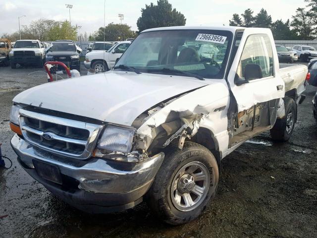 1FTYR10C1YPC12496 - 2000 FORD RANGER WHITE photo 2