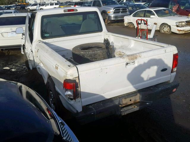 1FTYR10C1YPC12496 - 2000 FORD RANGER WHITE photo 3