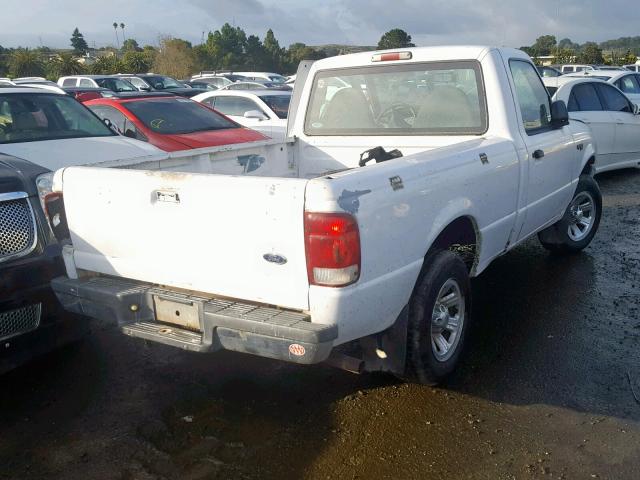 1FTYR10C1YPC12496 - 2000 FORD RANGER WHITE photo 4