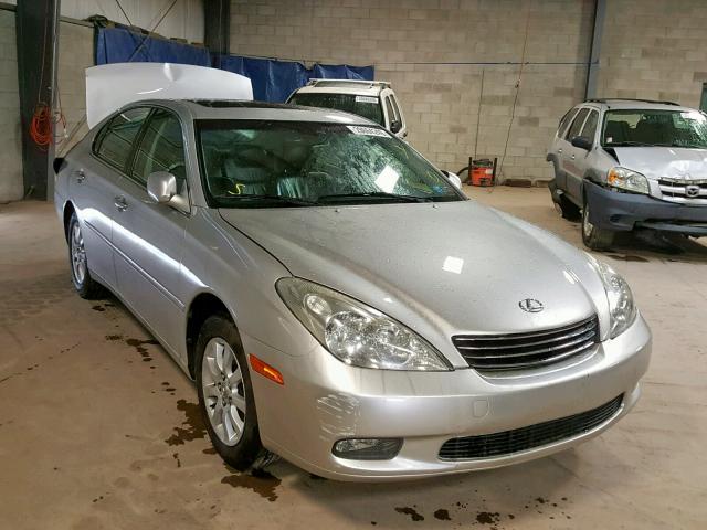 JTHBF30G920043615 - 2002 LEXUS ES 300 SILVER photo 1