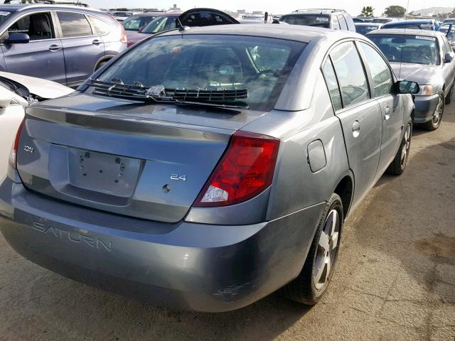 1G8AL55B26Z138706 - 2006 SATURN ION LEVEL GRAY photo 4