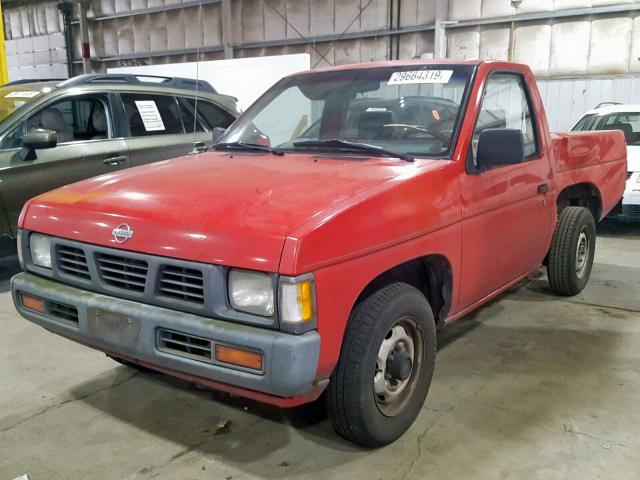 1N6SD11S3PC369301 - 1993 NISSAN TRUCK SHOR RED photo 2