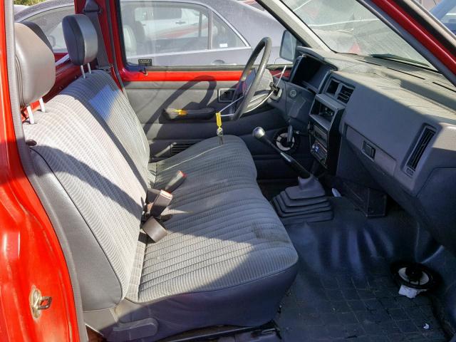 1N6SD11S3PC369301 - 1993 NISSAN TRUCK SHOR RED photo 5