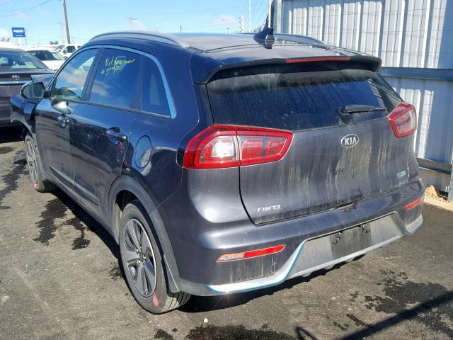 KNDCD3LD5J5186396 - 2018 KIA NIRO EX GRAY photo 3