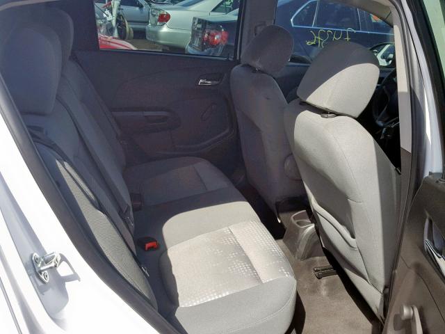 1G1JA6SH8D4229153 - 2013 CHEVROLET SONIC LS WHITE photo 6