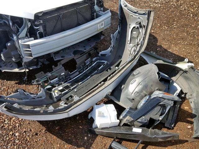 1G1JA6SH8D4229153 - 2013 CHEVROLET SONIC LS WHITE photo 9