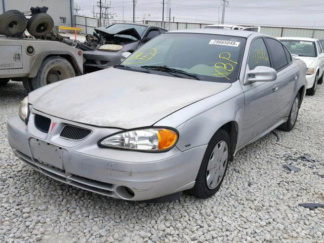 1G2NE52E25M107777 - 2005 PONTIAC GRAND AM S SILVER photo 2