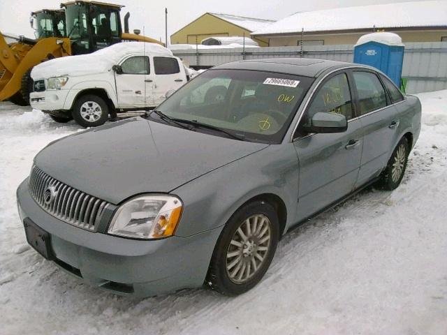 1MEFM42135G626425 - 2005 MERCURY MONTEGO PR TEAL photo 2