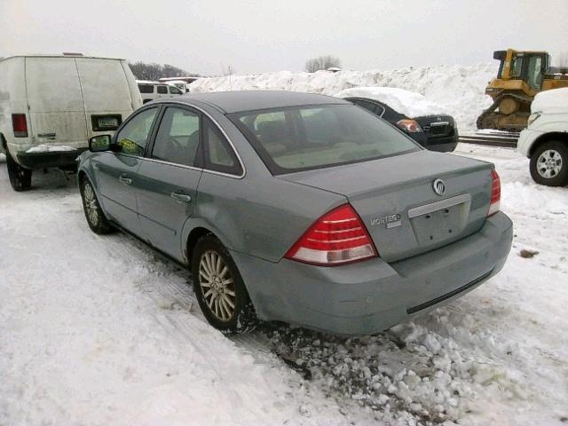 1MEFM42135G626425 - 2005 MERCURY MONTEGO PR TEAL photo 3