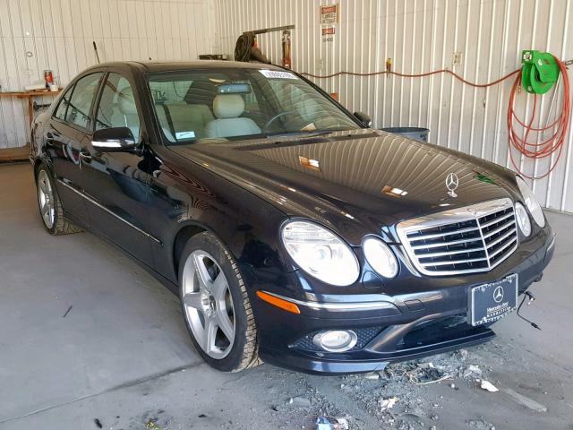 WDBUF56X97B038308 - 2007 MERCEDES-BENZ E 350 BLACK photo 1