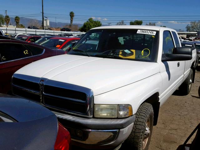 3B7KC23692M234715 - 2002 DODGE RAM 2500 WHITE photo 2