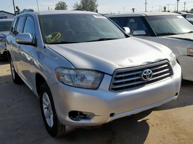 5TDZA3EH9AS004664 - 2010 TOYOTA HIGHLANDER SILVER photo 1