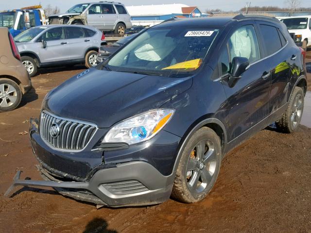 KL4CJASB1EB747398 - 2014 BUICK ENCORE BLACK photo 2