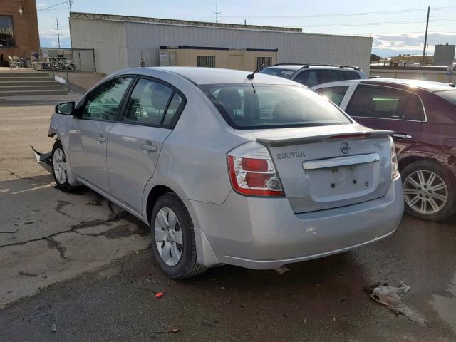 3N1AB6AP2CL769669 - 2012 NISSAN SENTRA 2.0 SILVER photo 3