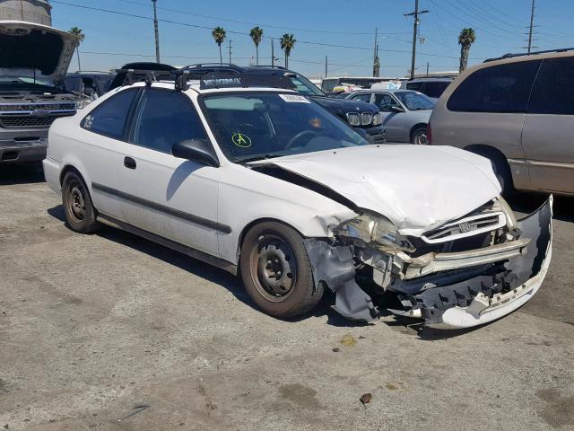 1HGEJ6225WL113388 - 1998 HONDA CIVIC DX WHITE photo 1