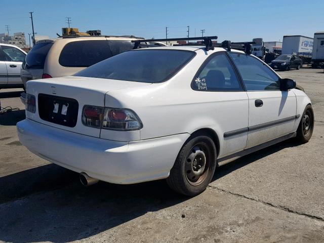 1HGEJ6225WL113388 - 1998 HONDA CIVIC DX WHITE photo 4