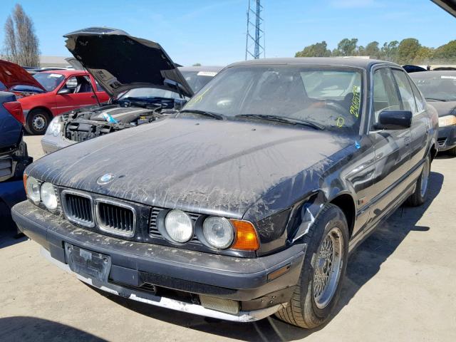 WBAHD6326SGK56612 - 1995 BMW 525 I AUTO BLACK photo 2