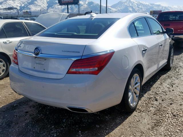 1G4GD5G33FF140674 - 2015 BUICK LACROSSE P WHITE photo 4