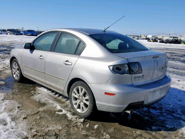 JM1BK32F371749966 - 2007 MAZDA 3 I SILVER photo 3