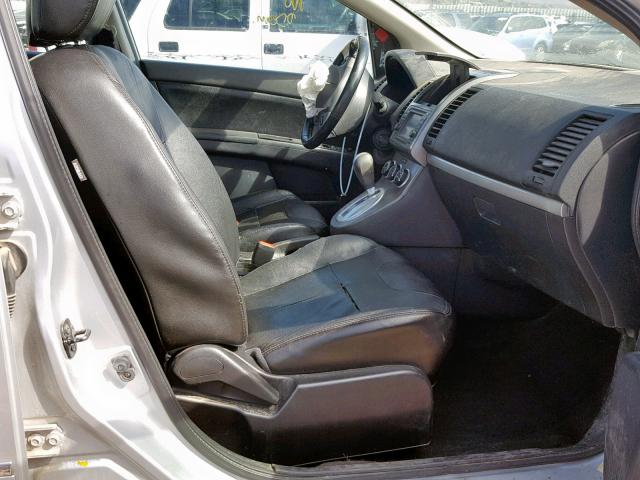 3N1AB6AP6CL707515 - 2012 NISSAN SENTRA 2.0 SILVER photo 5