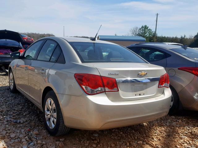 1G1PA5SH9D7193685 - 2013 CHEVROLET CRUZE LS GOLD photo 3