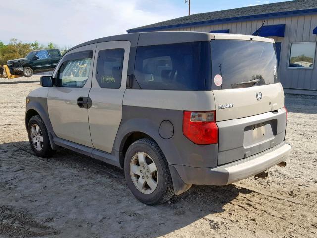 5J6YH18625L001435 - 2005 HONDA ELEMENT EX SILVER photo 3