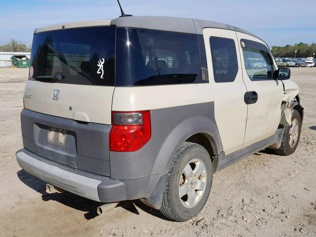 5J6YH18625L001435 - 2005 HONDA ELEMENT EX SILVER photo 4