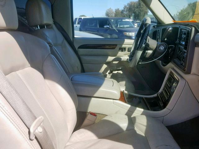 1GYEK63N92R118065 - 2002 CADILLAC ESCALADE L BLACK photo 5