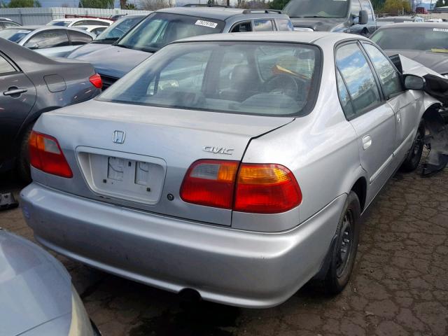 2HGEJ6616YH594298 - 2000 HONDA CIVIC BASE GRAY photo 4