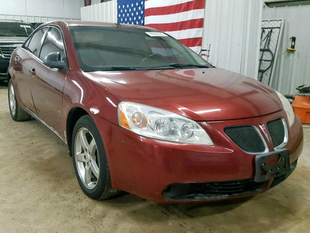 1G2ZH57N994102065 - 2009 PONTIAC G6 GT MAROON photo 1