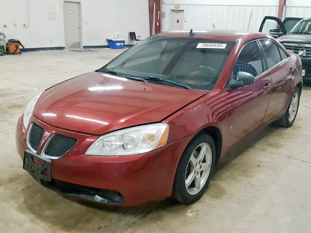 1G2ZH57N994102065 - 2009 PONTIAC G6 GT MAROON photo 2