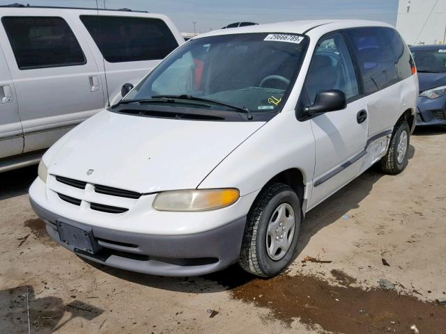 2B4FP25B6YR607109 - 2000 DODGE CARAVAN WHITE photo 2