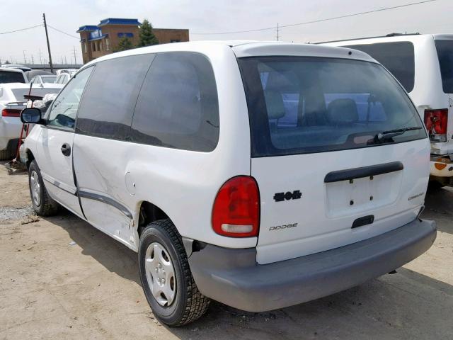 2B4FP25B6YR607109 - 2000 DODGE CARAVAN WHITE photo 3