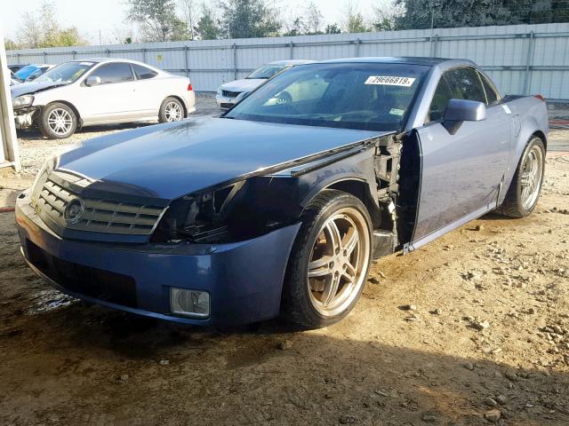 1G6YV36A065601669 - 2006 CADILLAC XLR BLUE photo 2